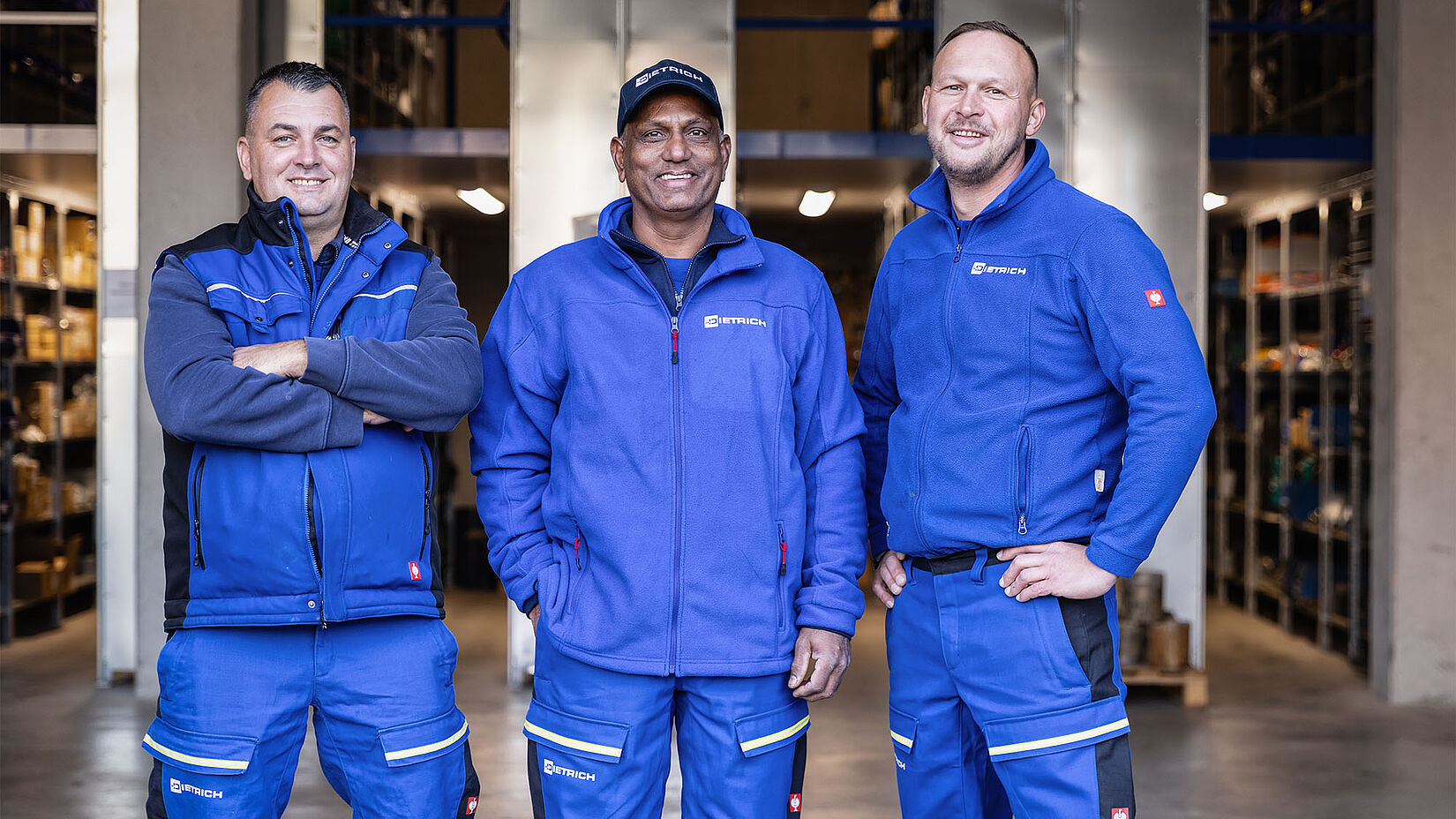 Teambild Dietrich GmbH im Bereich Rohrleitungsbau.
